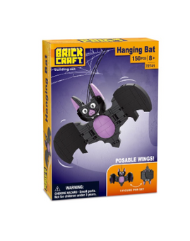 Brickcraft Halloween Hanging Bat Building Kit (150-Piece Set) Toy New With Tag