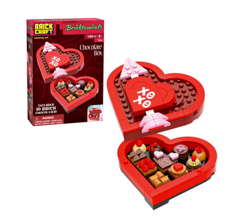 Brickcraft Bricktanicals Chocolate Box Building Kit Heart Candy Toy New With Tag