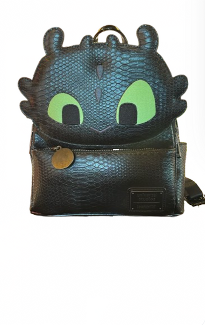Universal Epic Universe How To Train Dragon Toothless Backpack w Headband New