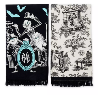 Disney Parks The Haunted Mansion Kitchen Towel Set New With Tag