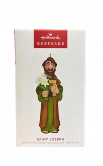 Hallmark 2023 Keepsake Saint Joseph Christmas Resin Ornament New with Box
