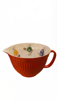 M&M's World All Characters with Chef Hat Including Purple Mixing Bowl New