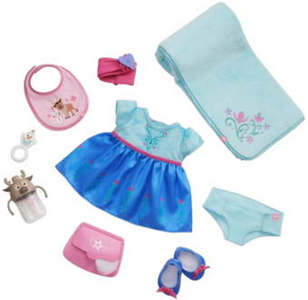 American Girl Disney Frozen Anna Cuddle & Care Set with Bitty Baby Doll New Box