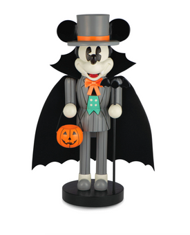 Hallmark Halloween Disney Mickey Vampire Nutcracker Figurine New with Box