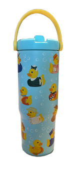 Disney Parks Character Rubber Ducks Travel Tumbler New with Tag