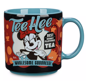 Disney Parks Minnie Mouse ''Tee Hee'' Tea Coffee Mug New With Tag