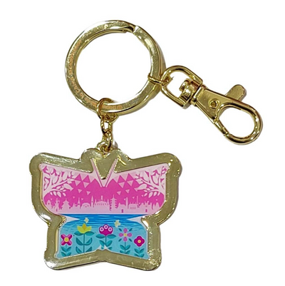 Disney Epcot Flower and Garden Festival 2024 Minnie Butterfly Keychain New w Tag