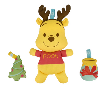 Disney Baby Winnie The Pooh Holiday Bath Set - 3pc Toy New with Tag
