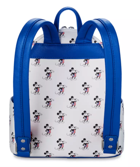 Disney Parks Mickey Mouse Americana Loungefly Mini Backpack  display picture 2