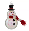 Robert Stanley Iridescent Snowman With Hat Christmas Ornament New with Tag