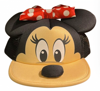 Disney Parks Minnie Mouse Face 3D Baseball Cap Hat New With Tag