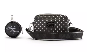 Disney Parks Minnie Mouse Loungefly Crossbody Bag & Coin Pouch Set New With Tag
