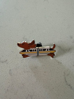Disney Parks 2026 Monorail Dog Cats and Dogs Halloween Costume Mystery Pin