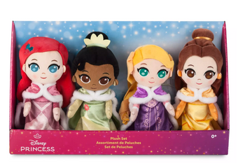 Disney Princess Holiday Soft Doll Set – Small 9''-10'' Toy New With Tag