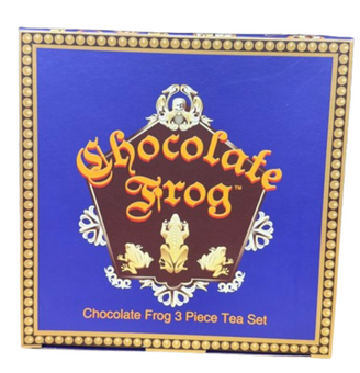 Universal Studios Wizarding World Harry Potter Chocolate Frog 3pc Tea Set New