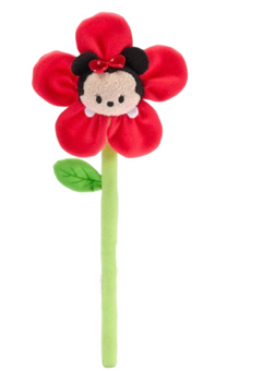 Disney Parks Bendable Red Flower Minnie Plush New with Tag
