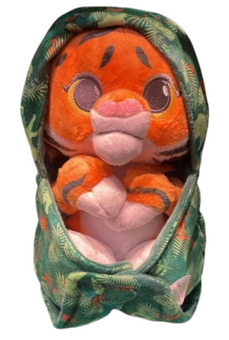 Disney Parks Babies Animal Kingdom Safari Tigger Plush Green Blanket New W Tag