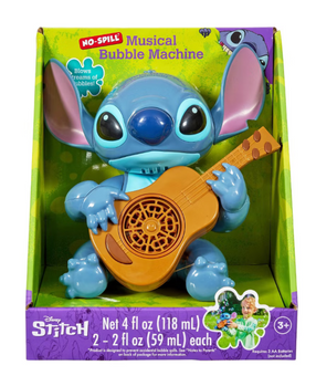 Disney Stitch No Spill Bubble Machine New with tag
