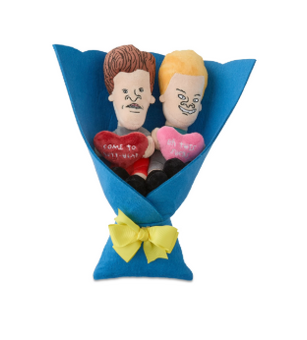 Medium Beavis & Butt-Head Plush Bouquet 13" Valentine's Day Toy Set New With Tag