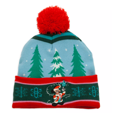 Disney Mickey Snowflake Holiday Knit Hat for Kids New with Tag