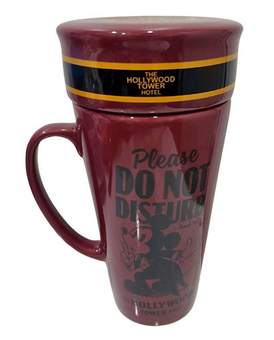 Disney Parks Tower Of Terror With Bellhop Hat Topper Coffee Mug New With Tag