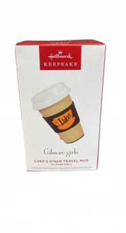 Hallmark 2024 Keepsake Gilmore Girls Luke's Diner Travel Mug Ornament New w Box
