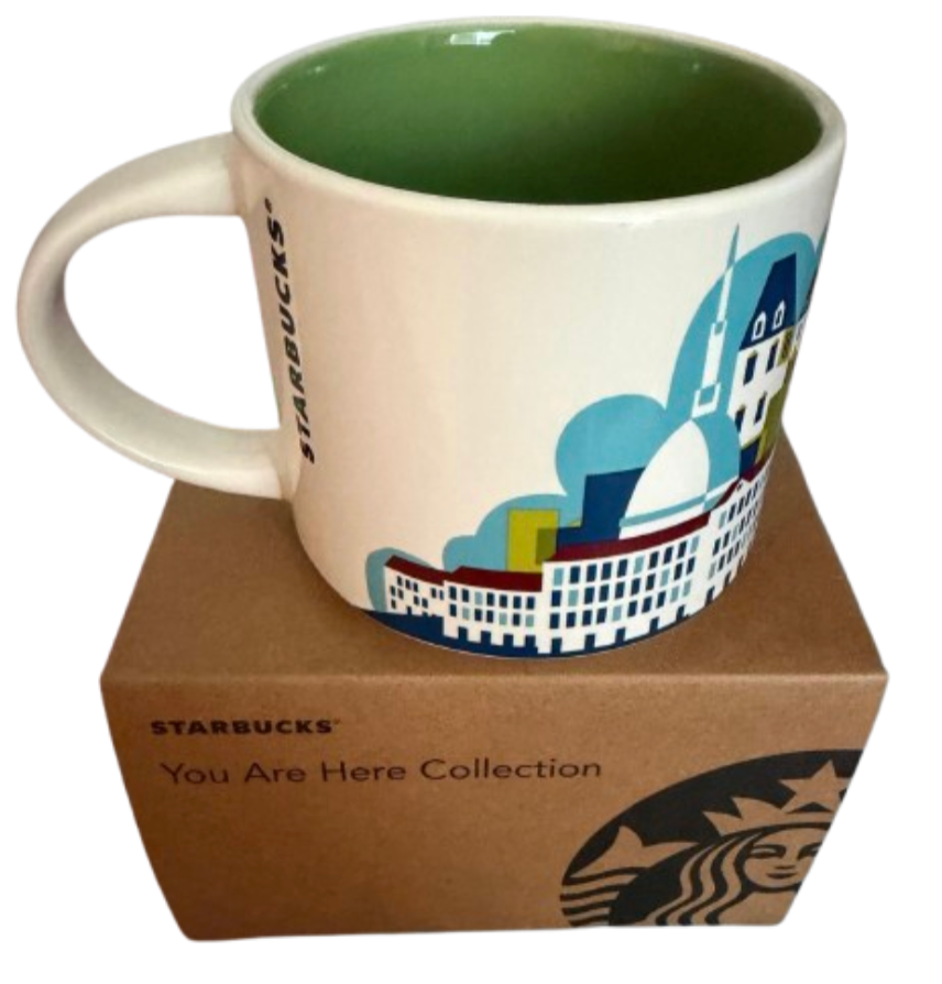 Starbucks You Are Here Torino Italy Ceramic Coffee Mug New with Box