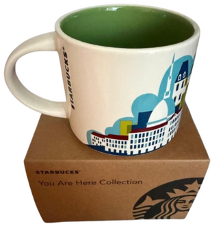 Starbucks You Are Here Torino Italy Ceramic Coffee Mug New with Box