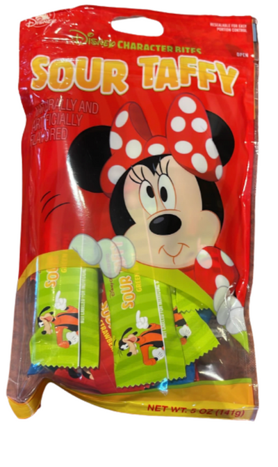 Disney Parks Sour Taffy Disney Characters Fun to Share 5 OZ New Sealed