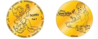 Disney Magic Kingdom Emporium Dopey Snow White Collectible Medallion Coin New