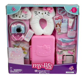My Life As Hello Kitty Travel Play Set for 18" Dolls New With Tag