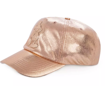 Disney Parks Mickey Mouse Rose Gold Baseball Cap Hat for TODDLER New With Tag