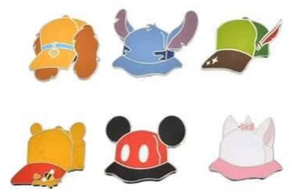 Disney Parks Magical Mystery Pins Series 26 Hats New With Card