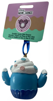 Disney Parks Munchlings Stitch Snowflake Christmas Ornament New with Tag