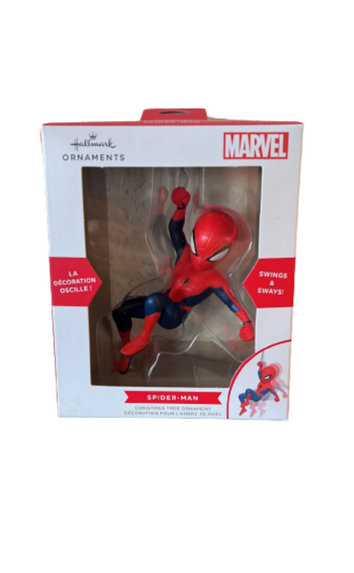 Hallmark Disney Spider-Man Swings and Sways Christmas Ornament New with Box