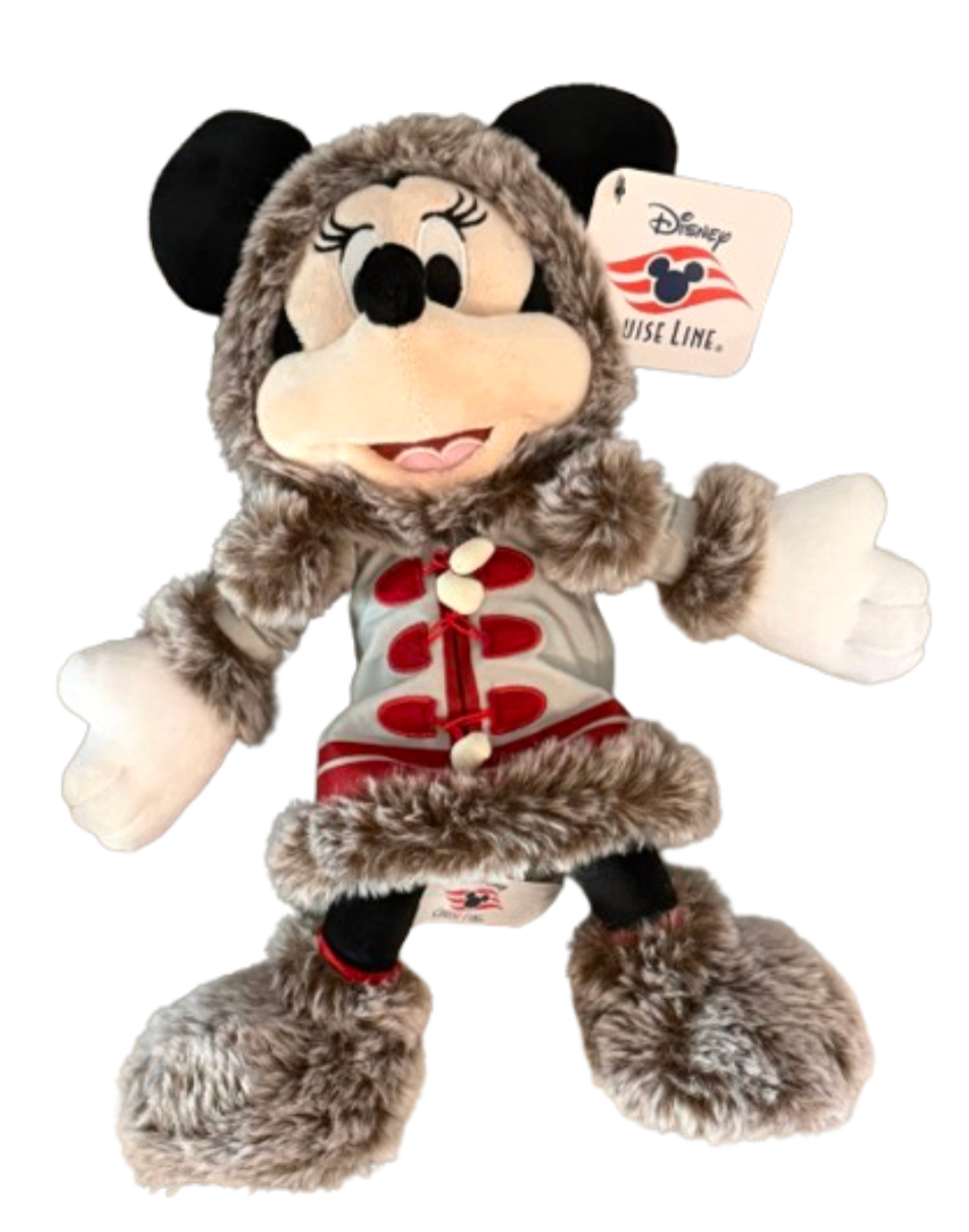 Disney Cruise Line Wonder Minne Mouse Alaska Plush Exclusive New With Tag