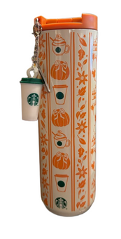 Disney Parks Starbucks Pumpkin Spice Fall Tumbler New With Tag