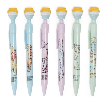 Disney Parks Winnie the Pooh Pen Set of 6 New with Tags
