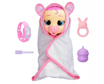 Cry Babies Newborn Coney Interactive Baby Doll w 20+ Baby Sounds Toy New w Box