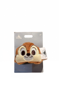 Disney Parks Chip and Dale Plush Hair Claw Clip Plush New with Tag