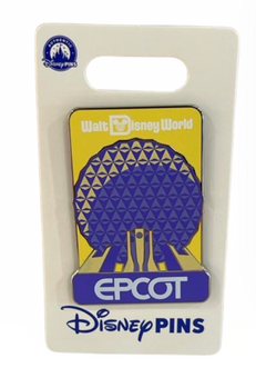 Disney Parks Walt Disney World Epcot Park Icon Pin New With Card