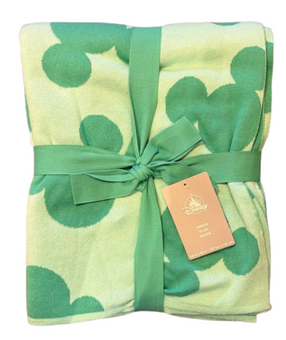Disney Parks Home Collection Mickey Mouse Icon Throw Blanket Mint New W Tag