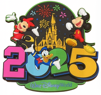 Disney Parks 2025 Mickey Mouse And Friends WDW Castle Magnet New With Tag