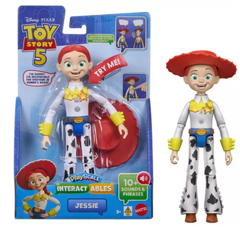 Disney Pixar Toy Story 5 Interactables Jessie Figure 8.8" Movie New with Box