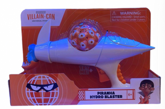 Universal Studios Villain-Con Piranha Hydro-Blaster Toy Replica New With Tag