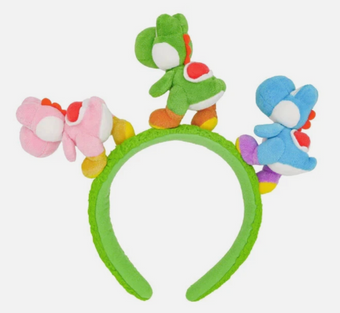 Universal Studios Super Nintendo World Yoshi Plush Novelty Headband New With Tag