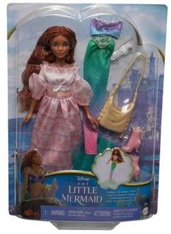 Disney Princess Little Mermaid Fashion Adventure Ariel Fashion Doll New With Tag
