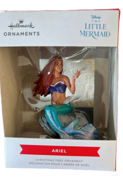 Hallmark Disney The Little Mermaid Live Action Ariel Christmas Ornament New Box