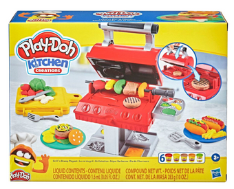 Play-Doh Kitchen Creations Grill 'n Stamp Playset Toy New With Box