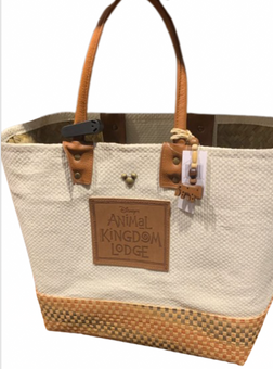 Disney Parks Animal Kingdom Lodge Beach Tote Bag New With Tag